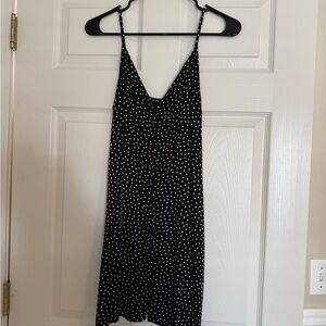 Abercrombie & Fitch Black Dress with White Dots